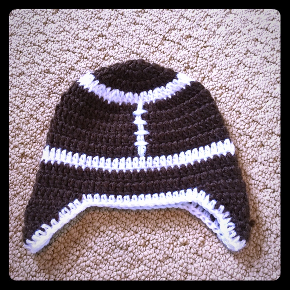 Football baby hat